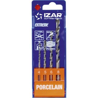 Triuso Porzellan-Fliesenb.-satz 4-tlg 4-5-6-8 mm, HM-Spitze