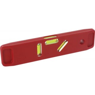 Triuso Pocket-Wasserwaage mit 3 Libellen