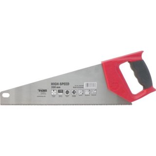 Triuso Handsäge 350mm, High Speed Cut 2K-Griff,gehärtet,Hohlschliff