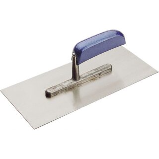 Triuso Glättekelle ungezahnt, 28x13 cm, gehärteter Bandstahl