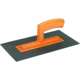 Triuso Kunststoff-Glättekelle 2 mm 28 x 14 cm, mit orangem Griff