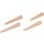 Triuso Fliesenkeile, aus Buchenholz 250 Stück, 54 x 7 x 0-8,5 mm