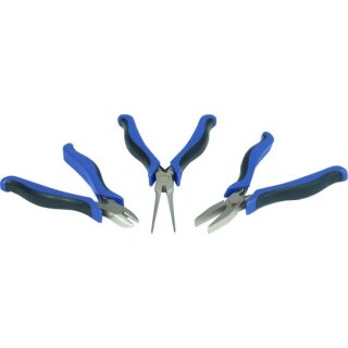 Triuso Mini-Zangen-Set 3-tlg., 2 K-Griff, Hobbyline