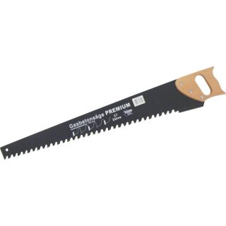 Triuso Gasbeton-Handsäge 750mm, 17 Hartmetall-Zähne, Premium