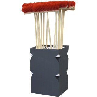 Triuso Straßenbesen 40cm mit Stiel 140cm, im Display - Speditionsversand