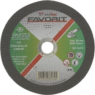 Triuso Trennscheibe Stein, 125mm 125x2,5x22,2 mm