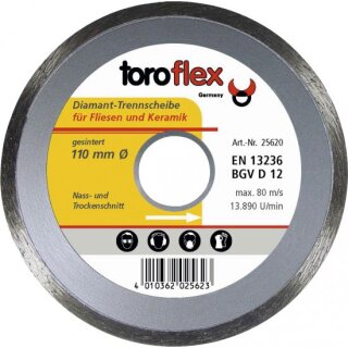 Triuso Fliesendiamantscheibe Profi, 110x22,2 mm