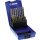 Triuso Spiralbohrersatz, HSSCo,19-tlg 1-10 x 0,5 mm, Kobalt