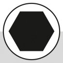 Triuso Innensechskantstiftschlüssel 1,5mm,CV,l. Ausführung,Premium