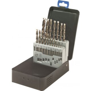 Triuso Edelstahlbohrerset,HSSCo 19tlg 1 - 10 x 0,5mm