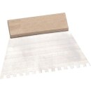 Triuso Glättespachtel 180 mm, Blatt 0,4 mm dick, mit Holzgriff