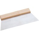 Triuso Glättespachtel 300 mm, Blatt 0,4 mm dick, mit Holzgriff