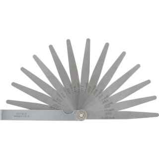 Triuso Fühlerlehren 20 Blatt 0,05 - 1,0 mm