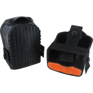 Triuso Knieschoner Kastenform, Paar "Wohltat", schwarz