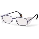 Uvex Schutzbrille mercury 9155005 Metallbrille in stahlblau