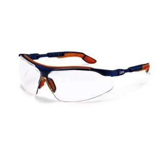 Uvex Schutzbrille i-vo 9160265 Bügelbrille in blau/orange