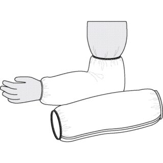 Uvex Einweg-Armstulpen 9862 PE weiß 50 Paar