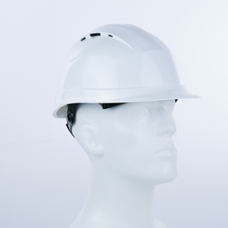 DeltaPlus Quartz IV Bauhelm nach EN397 weiss mit Lüftung und Drehverschluss