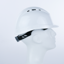 DeltaPlus Quartz IV Bauhelm nach EN397 rot mit Lüftung und Drehverschluss