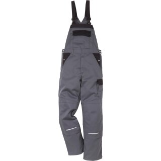 Fristads Kansas Arbeitshosen ICON Latzhose-Arbeitshose 100806 C 50 896 - Grau/Schwarz