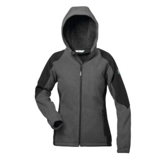 Elysee ESPOO Damen Fleecejacke mit Teddyfutter grau/schwarz