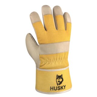 teXXor "HUSKY" TOP-Schweinsvollleder-Handschuh gelb, "THERMO"-Winterfutter verschiedene Größen