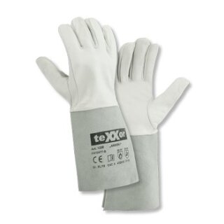 teXXor "ARGON I" Ziegen-/Schafnappa- Handschuh, 35 cm, Kat.2 Größe 8