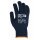 teXXor BW-/Nylon-Feinstrick-Handschuh, blau, einseitig rote PVC-Noppen, Kat.2 verschiedene Größen