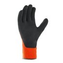 TOWA "PowerGrab Thermo" Acryl-BW-Winterhandschuh, Latex beschichtet, orange/braun Kat 2 Größe 7