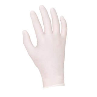 teXXor Nitril-Einweg-Handschuh, weiß, ungepudert, 1 Box = 200 Stück Größe L