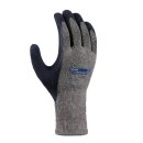 TOWA "PowerGrab Plus" BW-/Polyesterhandschuh, grau, Latexschaumbeschichtung, Kat.2 Größe 9