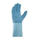 teXXor "teXXor topline" Latex-Handschuh blau, gerauht, BW-Futter, 30 cm, Kat 3 verschiedene Größen