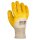 teXXor Nitril-Handschuh, gelb, Strickbund, Kat.2 verschiedene Größen
