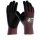 teXXor "MaxiDry" Nylon-Handschuh, grau, rutschfeste Nitrilbeschichtung mit "Micro-Cup" Oberfläche, schwarz, Kat. 2 Größe 11