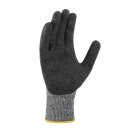 teXXor "teXXor topline" Schnittschutz-Glasfaser-Nylon- Spandex-Handschuh, grau, gesandete Nitrilbeschichtung, schwarz, Kat.2 verschiedene Größen