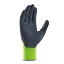 TOWA "ActivGrip Lite" Polyester-Feinstrickhandschuh, gelb Latexschaumbeschichtung, Kat.2 Größe 9