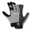 teXXor Kunstleder-Handschuh, schwarz, mit grauem Oberteil...