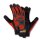 teXXor Kunstleder-Handschuh,schwarz,Oberteil rot aus Super-Airmesh-Gewebe, Innenhand m. abgepolstertem Belastungsbereich, Protektoren auf Handrücken, Klettverschl. verschiedene Größen