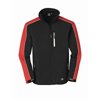 PROTECT WORKWEAR "OHIO" Softshelljacke Farbe: rot/schwarz verschiedene Größen