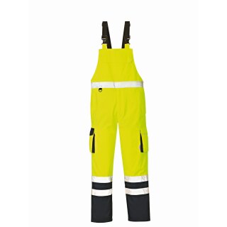 PROTECT WORKWEAR "CHICAGO" Warn-& Wetterschutz-Latzhose Farbe: leuchtgelb/blau EN 471, EN 343 verschiedene Größen