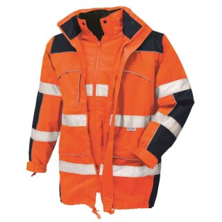 teXXor "TORONTO" Warnschutz-Parka Farbe: leuchtorange/navy EN 471 verschiedene Größen