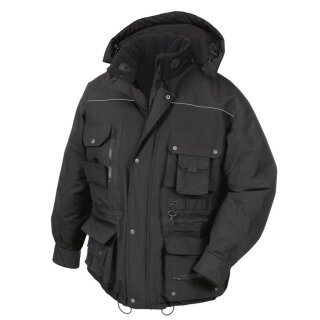 teXXor "MONTREAL" Winterjacke mit Reflexstreifen/Cordura Besatz Farbe: schwarz verschiedene Größen