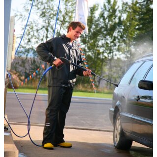 Eldee Regenschutzkleidung 40901 RAIN plus-Set Schwarz EN343 Gr. S