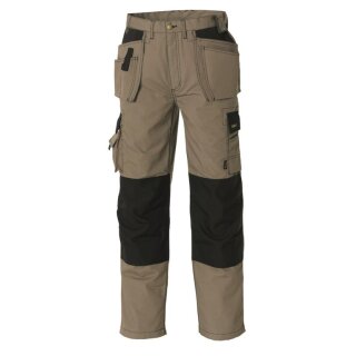 teXXor Bundhose, khaki/schwarz T/C Canvas, 270gr. mit Cordura Besatz verschiedene Größen