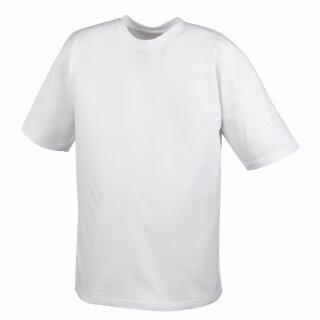 teXXor T-SHIRT, RUNDHALS, WEIß 100% Baumwolle, ca.150g/M2 verschiedene Größen