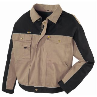 teXXor Bundjacke, khaki/schwarz T/C Canvas, 320gr. mit Cordura Besatz verschiedene Größen