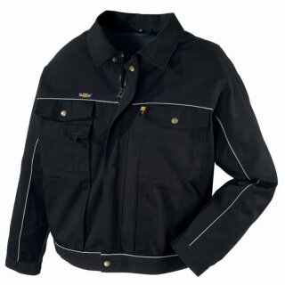 teXXor Bundjacke, schwarz/schwarz T/C Canvas, 320gr. mit Cordura Besatz verschiedene Größen