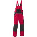 teXXor Latzhose, rot/schwarz T/C Canvas 320gr. mit...