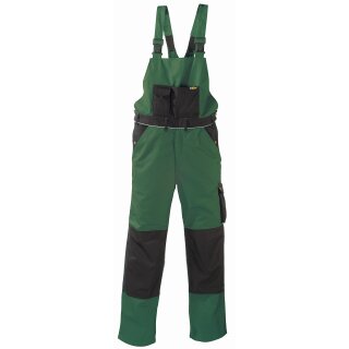 teXXor Latzhose, grün/schwarz T/C Canvas 320gr. mit Cordura Besatz verschiedene Größen