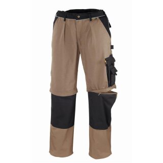 teXXor Bundhose, khaki/schwarz T/C Canvas, 320gr. mit Cordura Besatz verschiedene Größen